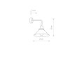 LAMPAMI - kinkiet industrialny szkic
