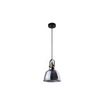Lampa industrialna srebrna AMALFI M