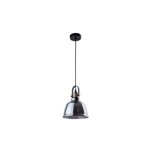 Lampa industrialna srebrna AMALFI M