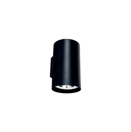 LAMPAMI - lampa ścienna czarna, kinkiet do salonu, kinkiet nowoczesny czarny, czarny kinkiet
