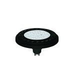 Żarówka ledowa GU10, ES111 czarna 9W 3000K REFLECTOR LENS LED 