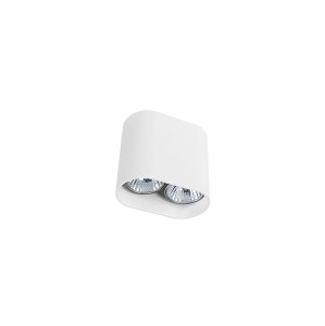 Lampa sufitowa biała punktowa podwójna 2xGU10 PAG