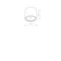 LAMPAMI -  lampa sufitowa ledowa szkic