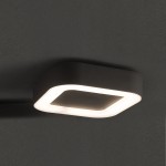 Lampa łazienkowa pod prysznic grafitowa IP54 3000K PUEBLA LED