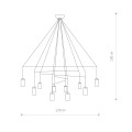 LAMPAMI - nowoczesna lampa wisząca szkic