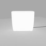 Lampa tarasowa nowoczesna donica IP44 FLOWERPOT L