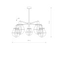 LAMPAMI - lampa industrialna sufitowa szkic
