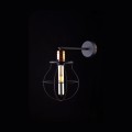 LAMPAMI - lampa industrialna ścienna, czarny kinkiet, kinkiet loftowy
