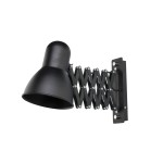 Lampa ścienna czarna na wysięgniku harmonijkowym HARMONY 1X40W E27 