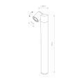 LAMPAMI - lampa ogrodowa szkic
