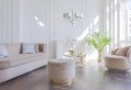 LAMPAMI - lampa sufitowa srebrna, lampa wisząca srebrna, srebrna lampa wisząca, żyrandol do salonu