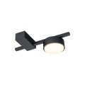 LAMPAMI - lampa sufitowa czarna, plafon sufitowy, lampa do salonu, nowoczesna lampa sufitowa czarna