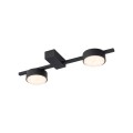 LAMPAMI - lampa sufitowa czarna, plafon sufitowy, lampa do salonu, nowoczesna lampa sufitowa listwa czarna