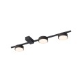 LAMPAMI - lampa sufitowa czarna, plafon sufitowy, lampa do salonu, nowoczesna lampa sufitowa listwa czarna