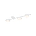 LAMPAMI - lampa sufitowa biała, plafon potrójny, lampa do salonu, nowoczesna lampa sufitowa listwa biała
