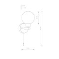 LAMPAMI - lampa łazienkowa szkic