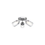 Lampa łazienkowa sufitowa potrójna chrom IP44 VISTA