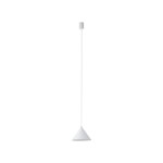 Lampa wisząca biała metalowa 130 cm ZENITH S