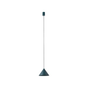 Zielona lampa wisząca metalowa 130 cm ZENITH S