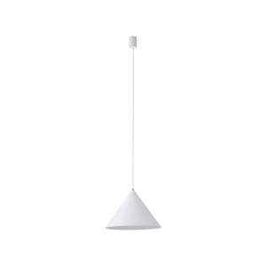 Lampa wisząca biała metalowa 130 cm ZENITH M