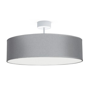 Szary plafon sufitowy nowoczesny 50 cm 3xE27 VIOLET 