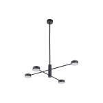  Minimalistyczna lampa sufitowa wisząca czarna 4xGX53 ORBIT