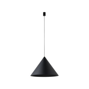 Lampa wisząca czarna stożek ZENITH L