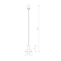 LAMPAMI - pojedyncza lampa wisząca szkic
