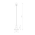 LAMPAMI - pojedyncza lampa wisząca szkic