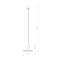 LAMPAMI - pojedyncza lampa wisząca szkic