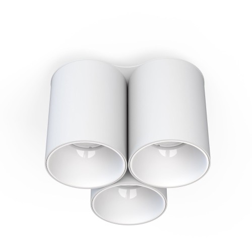 LAMPAMI - tuby sufitowe białe, potrójna lampa sufitowa biała, biała lampa tuby sufitowe, lampa do kuchni