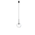 LAMPAMI - lampa wisząca kule przezroczyste, lampa wisząca do sypialni, nowoczesna lampa do salonu, lampa kula wisząca