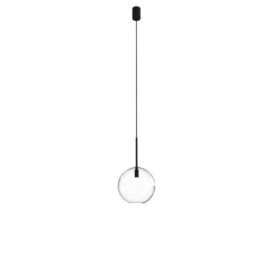 LAMPAMI - lampa wisząca kule przezroczyste, lampa wisząca do sypialni, nowoczesna lampa do salonu, lampa kula wisząca