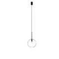 LAMPAMI - lampa wisząca kule przezroczyste, lampa wisząca do sypialni, nowoczesna lampa do salonu, lampa kula wisząca