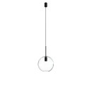 LAMPAMI - lampa wisząca kule przezroczyste, lampa wisząca do sypialni, nowoczesna lampa do salonu, lampa kula wisząca