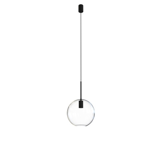 LAMPAMI - lampa wisząca kule przezroczyste, lampa wisząca do sypialni, nowoczesna lampa do salonu, lampa kula wisząca