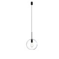LAMPAMI - lampa wisząca kule przezroczyste, lampa wisząca do sypialni, nowoczesna lampa do salonu, lampa kula wisząca
