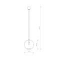 LAMPAMI -lampa kula wisząca szkic
