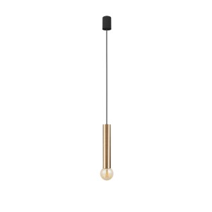Lampa tuba sufitowa złota BATON