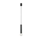 Lampa tuba sufitowa czarna BATON