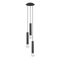 LAMPAMI - tuby sufitowe czarne, lampa sufitowa, lampa nad stół, czarna lampa tuby wiszące