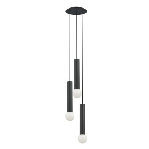 Lampa nad stół czarna BATON