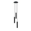 LAMPAMI - tuby sufitowe czarne, lampa sufitowa, lampa nad stół, czarna lampa tuby wiszące