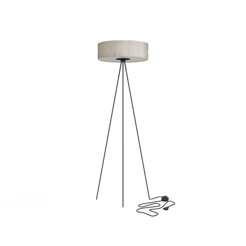 LAMPAMI - lampa szara podłogowa, lampa podłogowa do sypialni, lampa podłogowa nowoczesna