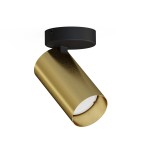  Lampa sufitowa złota pojedyncza punktowa regulowana 1xGU10 MONO 