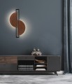 LAMPAMI - nowoczesna lampa ścienna, lampa salonu, lampa z drewna, lampa do sypialni, kinkiet nowoczesny