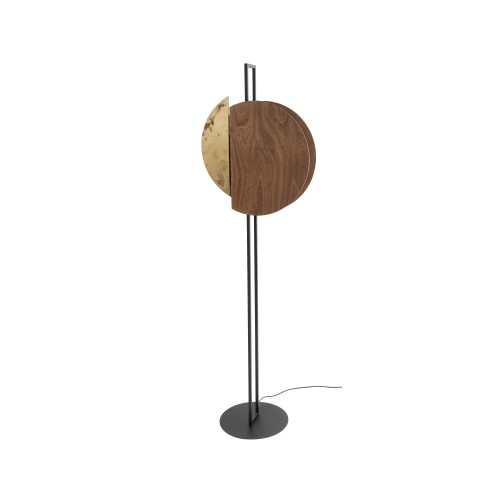 LAMPAMI - nowoczesna lampa stojąca, lampa podłogowa do salonu, lampa z drewna, lampa do sypialni