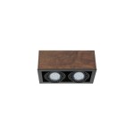  Lampa sufitowa punktowa podwójna BOX ANTIQUE ES111