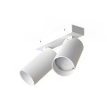 LAMPAMI - lampa sufitowa biała, lampa sufitowa podwójna, nowoczesna lampa do salonu biała