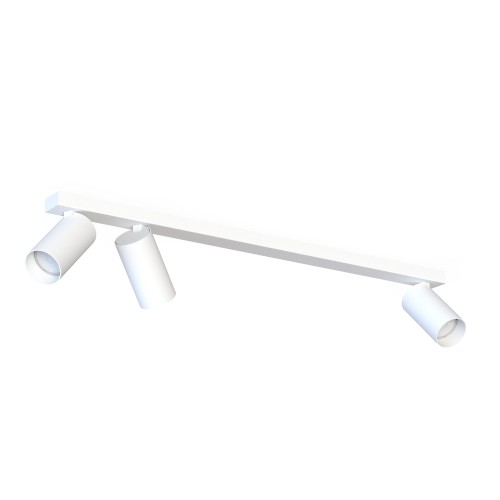 LAMPAMI - lampa sufitowa biała, lampa do salonu listwa oświetleniowa, nowoczesna lampa do salonu biała